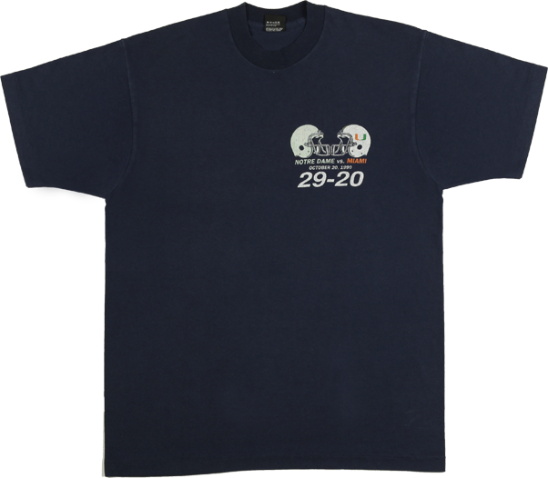 Interesting fact: Two versions of The Shirt 1990 were printed, one before t...